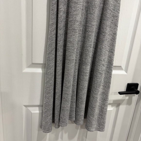 Wilfred Sleeveless Tank Heather Gray Midi Dress Stretch Round Neck - Picture 3 of 7